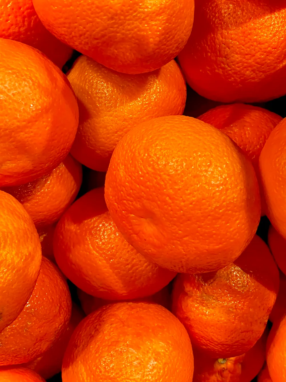 Detalle de naranjas frescas